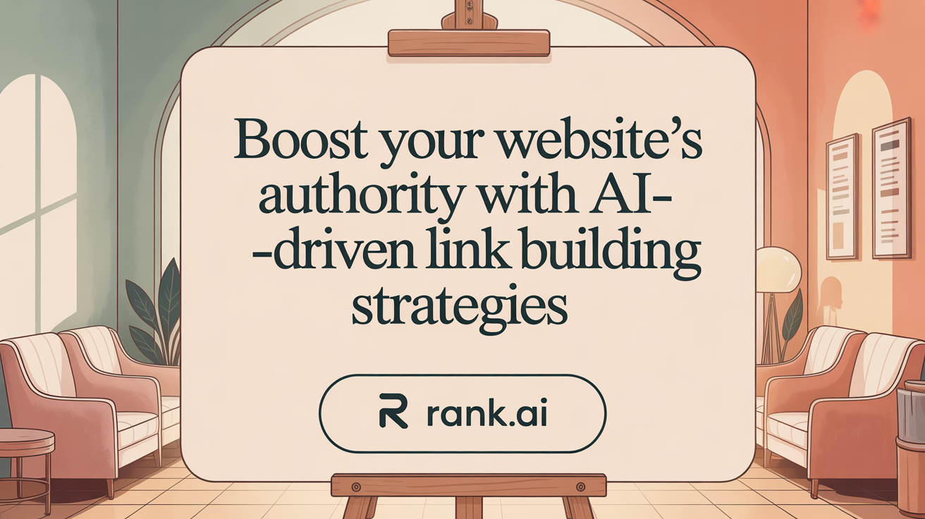 Boost Your Backlink Profile with AI-Driven Link Building Strategies