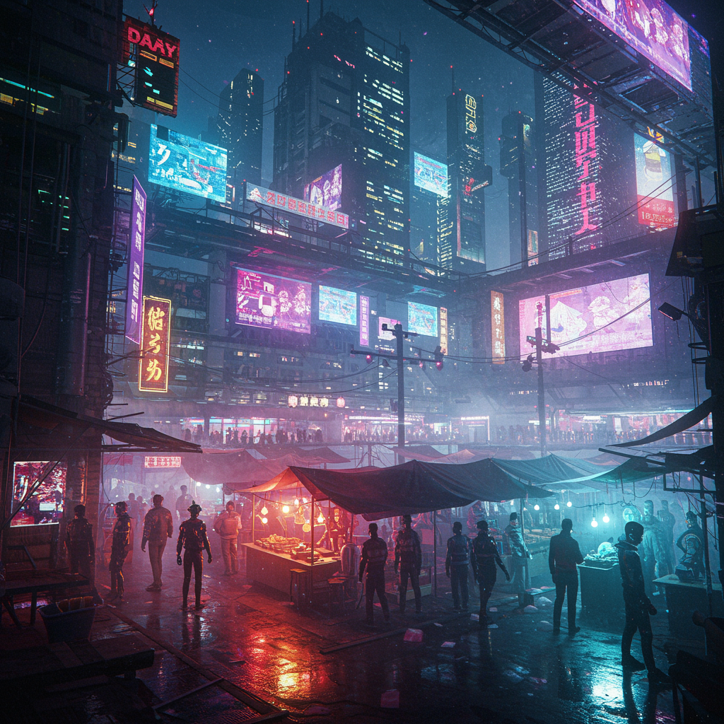 cyberpunk aesthetic