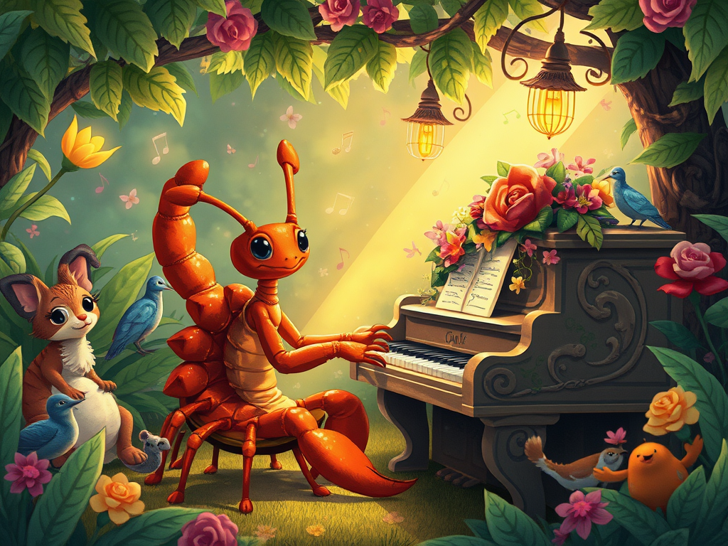 The Melodious Scorpion: A Tomato's Tune