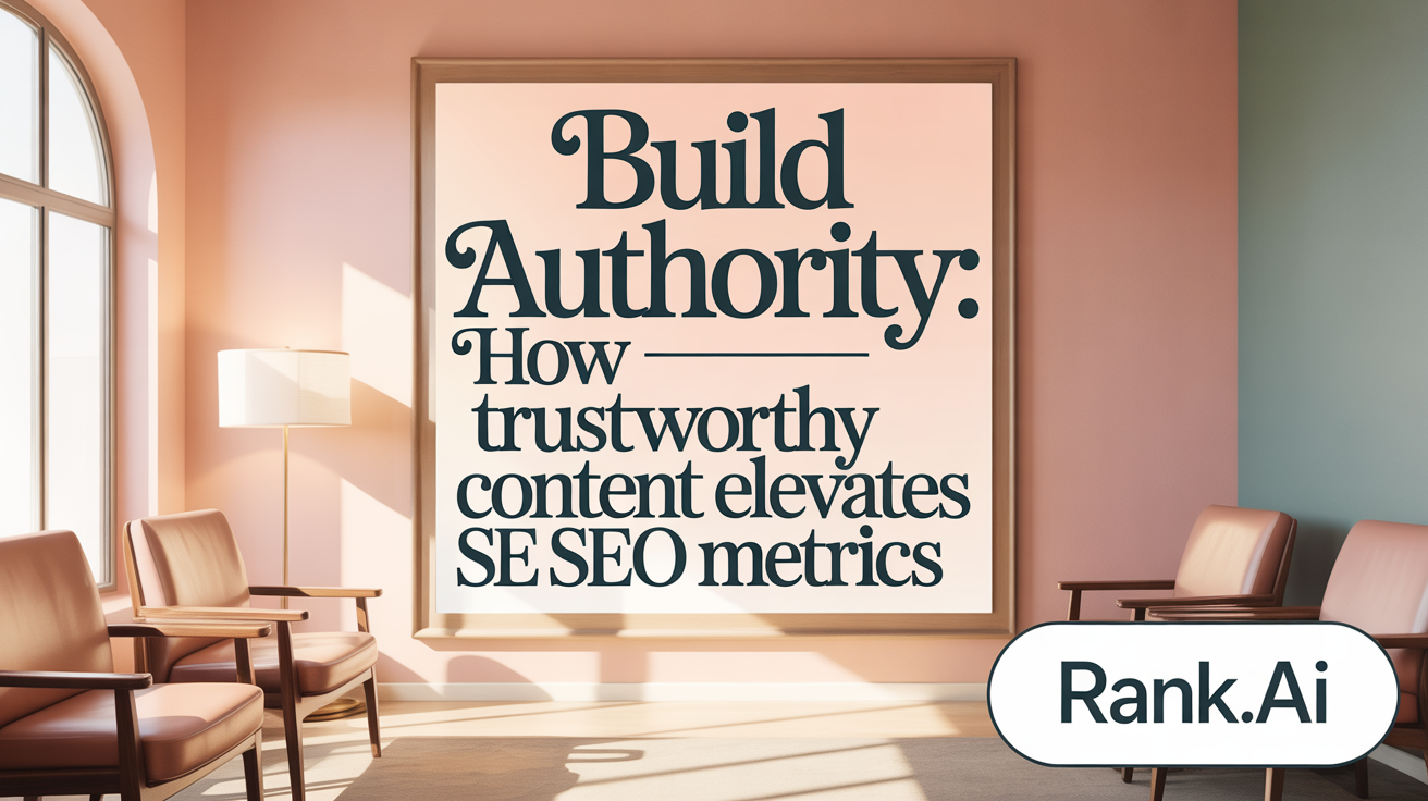 Build Authority: How Trustworthy Content Elevates SEO Metrics