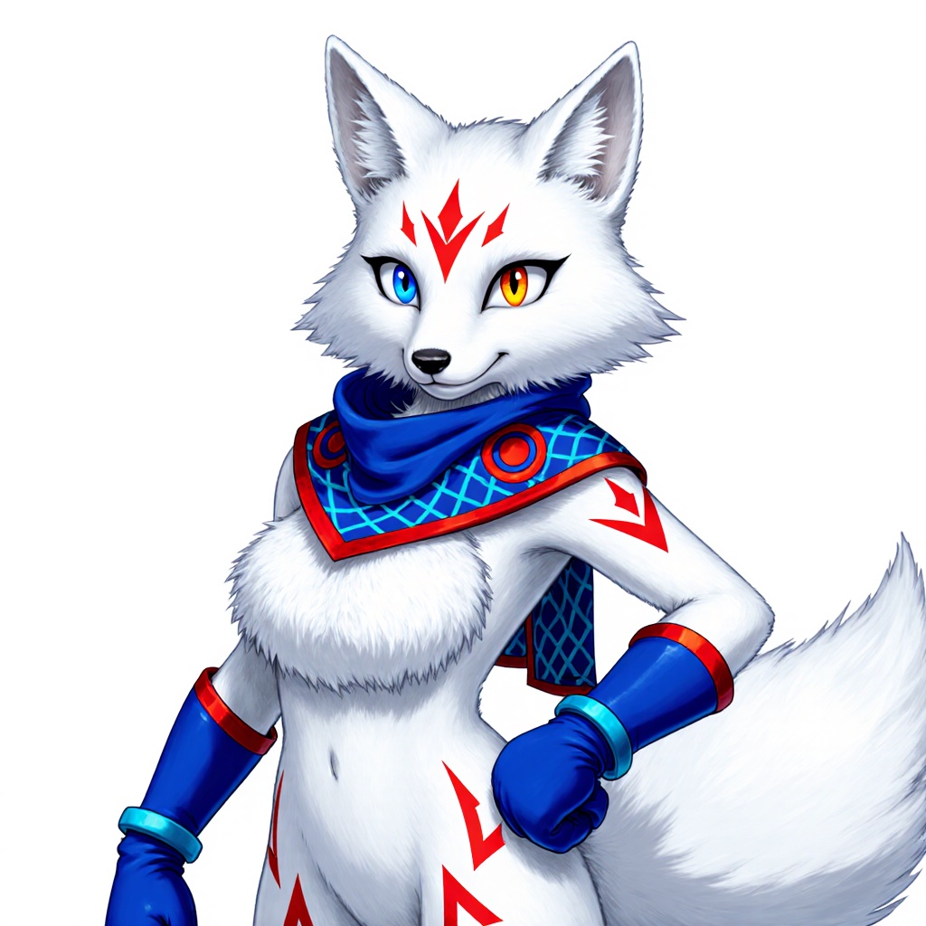Character Name: Light the Arctic Kitsune
Specie