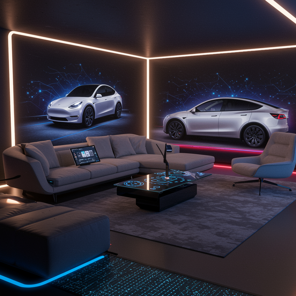 tesla model y interior