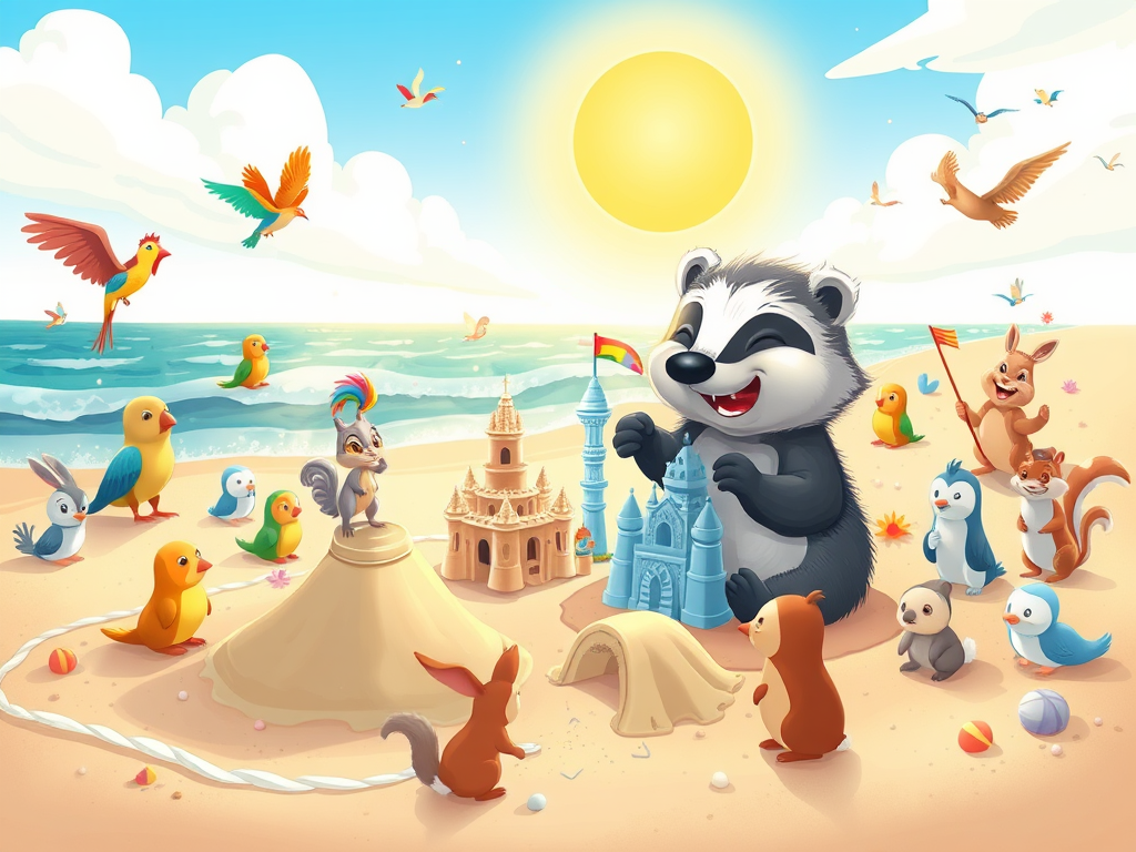 The Silver Badger's Sandcastle City