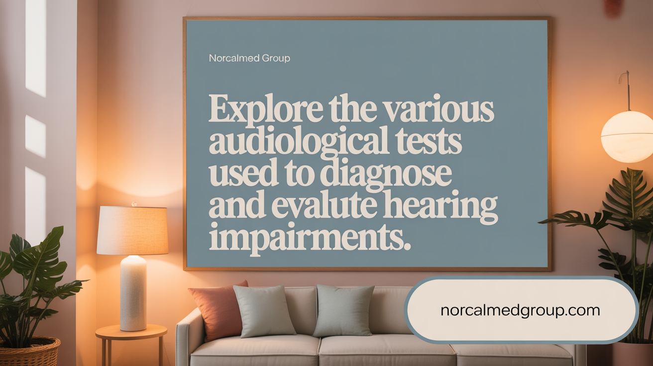 Explore the various audiological tests used to diagnose and evaluate hearing impairments.