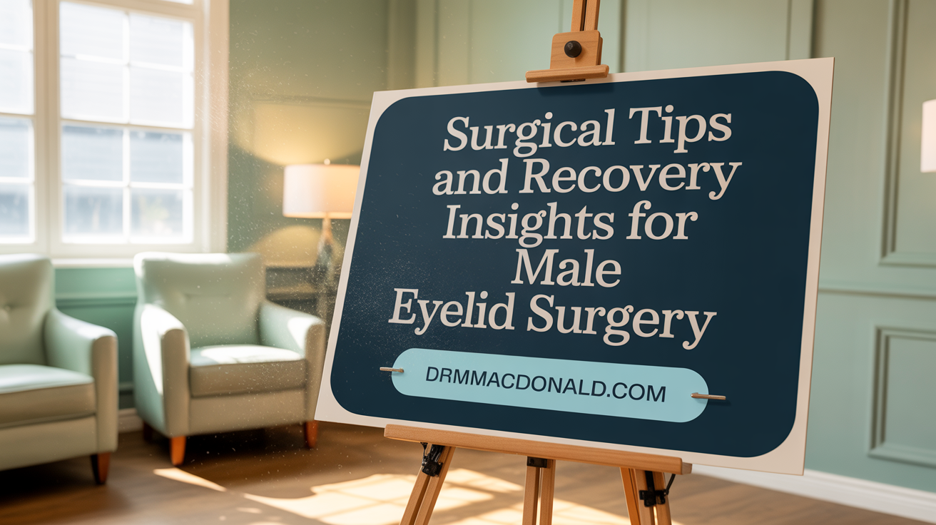 Surgical Tips and Recovery Insights for Male Eyelid Surgery