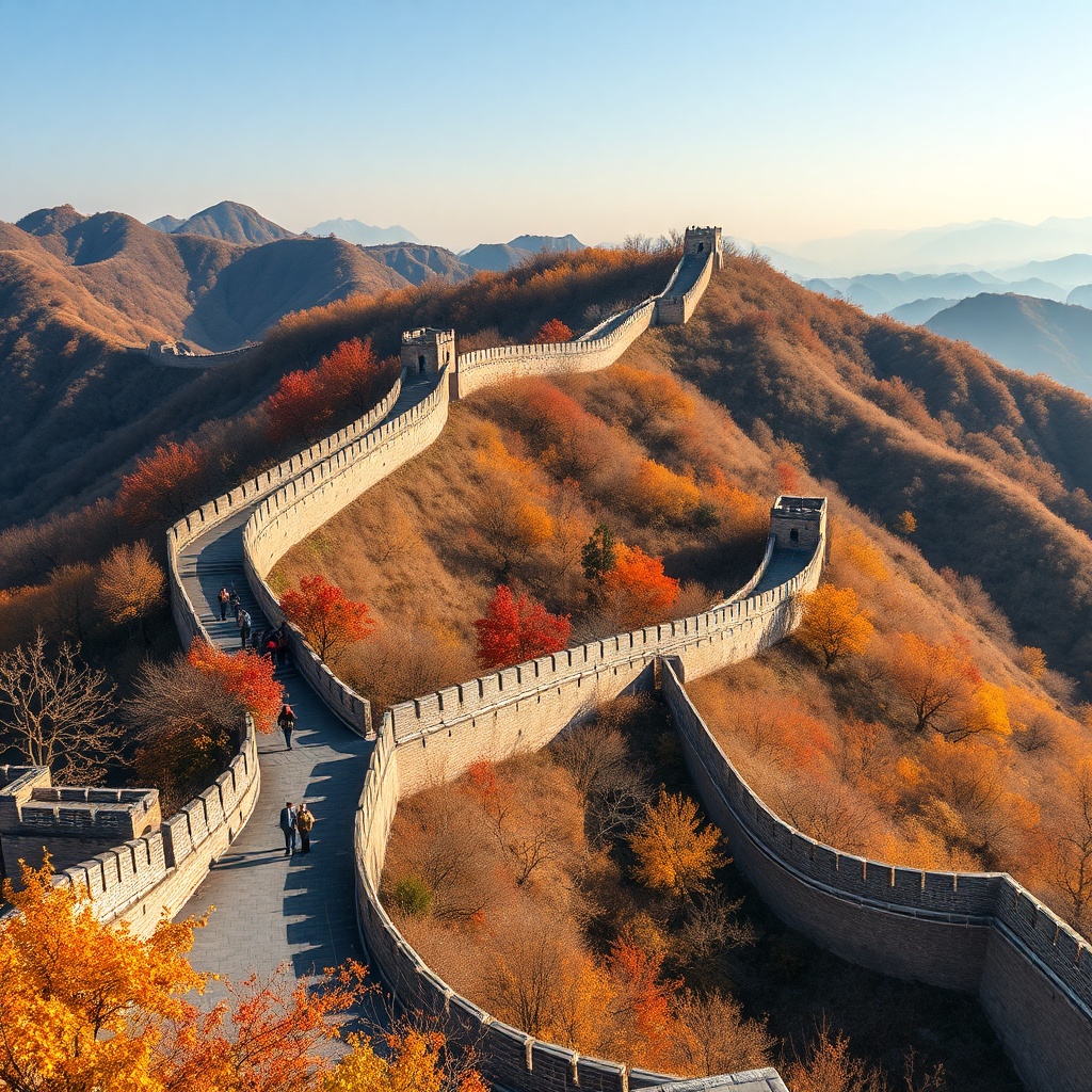 Otoño: Gran Muralla China - Badaling, China