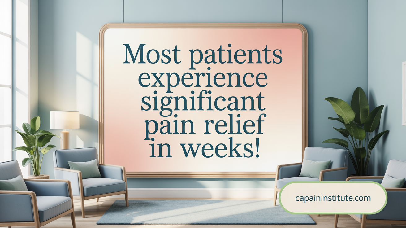 Most Patients Experience 40-50% Pain Reduction in Weeks!