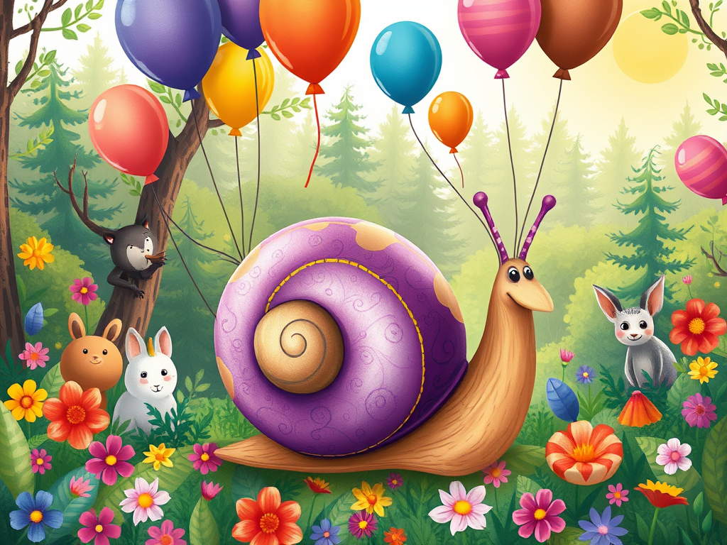 Thistle the Snail and the Balloon Mail Adventure