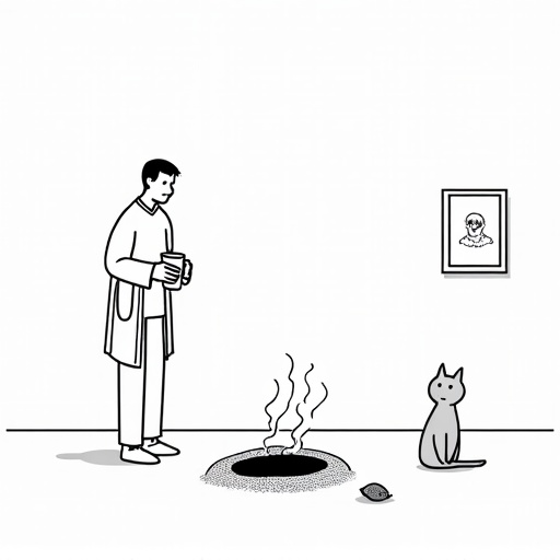 Meteorite that struck home is 4.56 billion years old single-panel cartoon