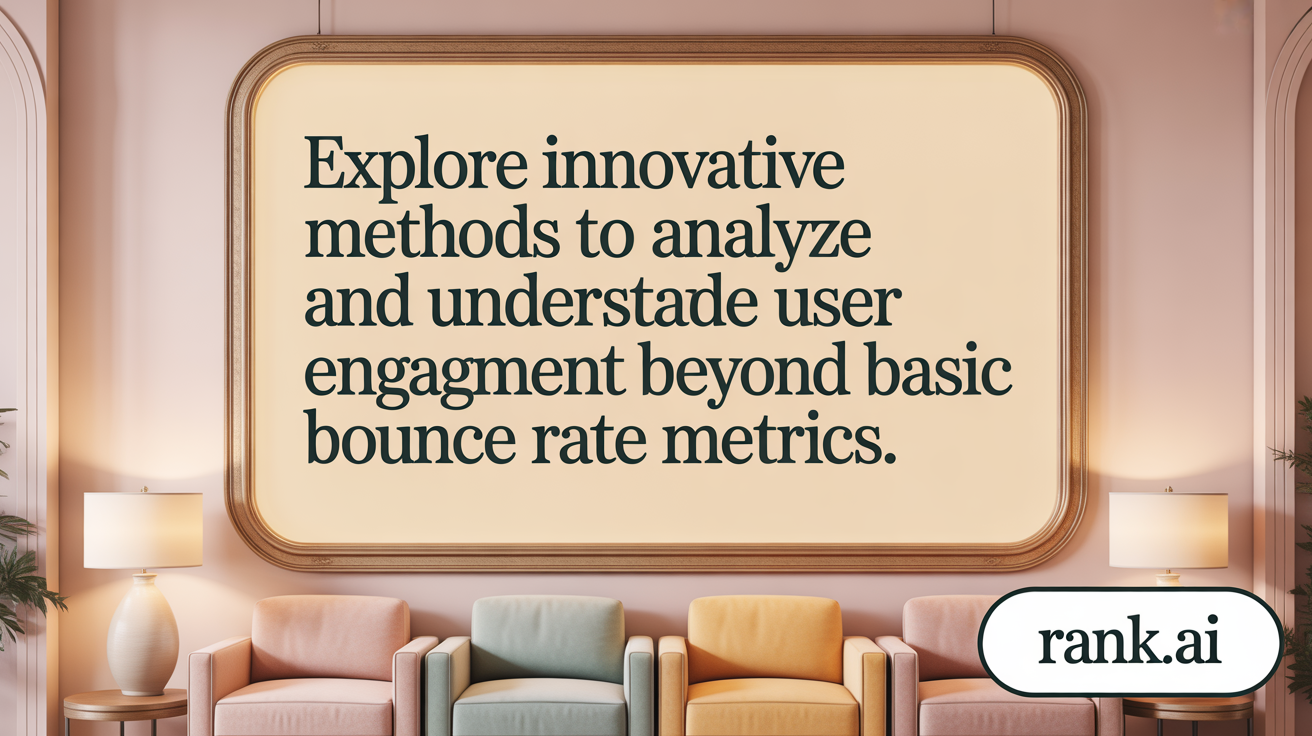 Explore innovative ways to measure and interpret user engagement beyond basic bounce rate metrics.
