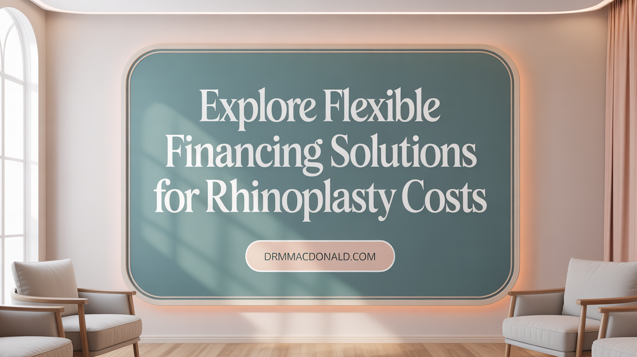 Explore Flexible Financing Solutions for Rhinoplasty Costs