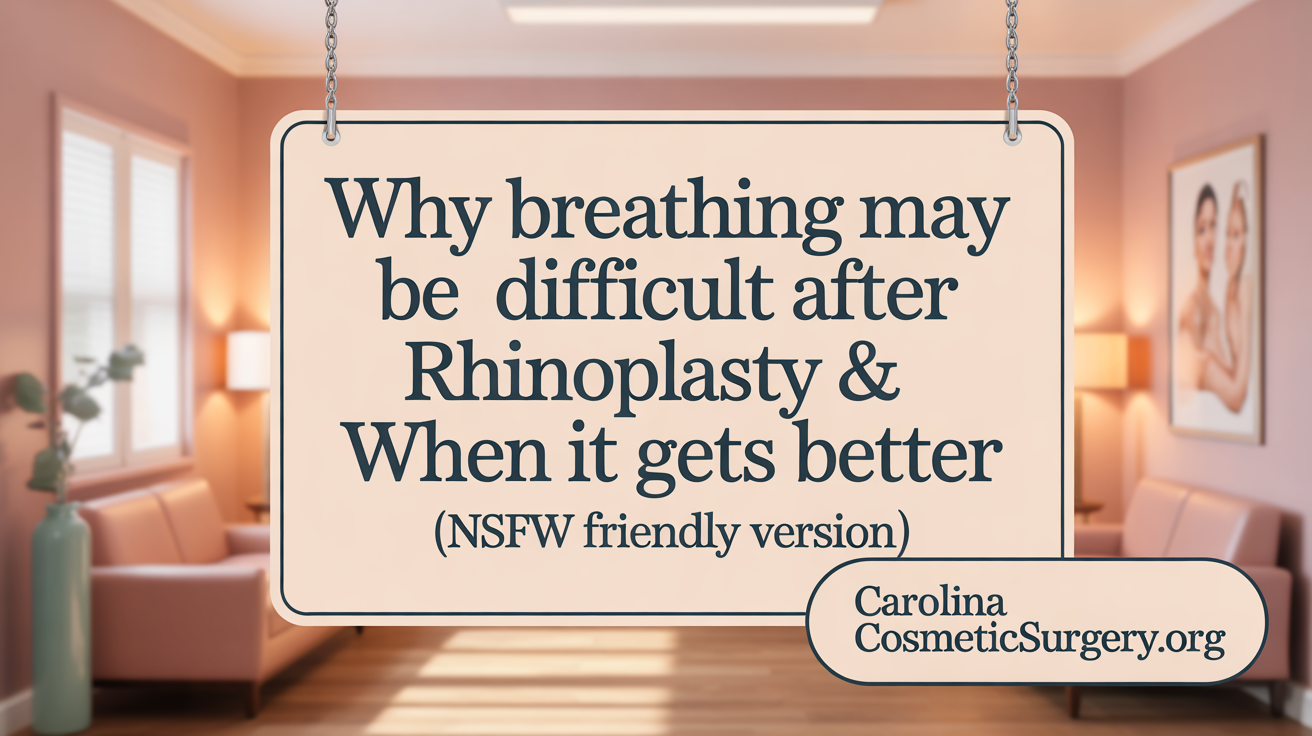 Why Breathing May Be Difficult After Rhinoplasty & When It Gets Better