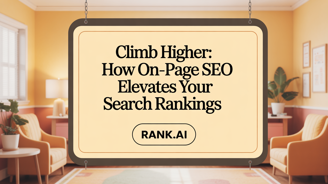 Climb Higher: How On-Page SEO Elevates Your Search Rankings