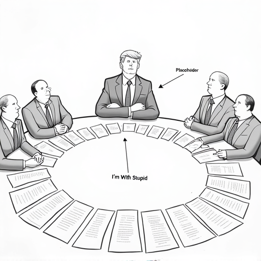 Trump Refuses G7 Iran Agreement single-panel cartoon