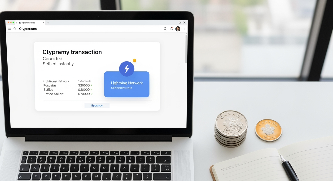 How Canadian Businesses Can Leverage the Lightning Network to Accept Bitcoin in Low Fees and Instant Settlements