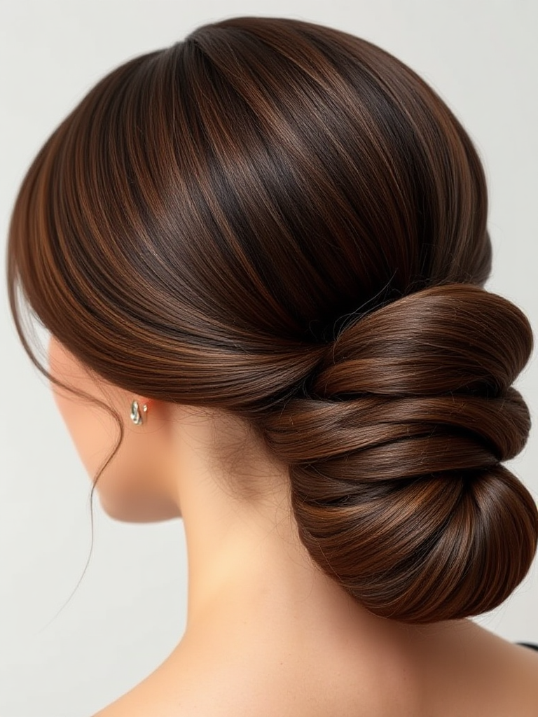 Twisted Updo for Formal Occasions