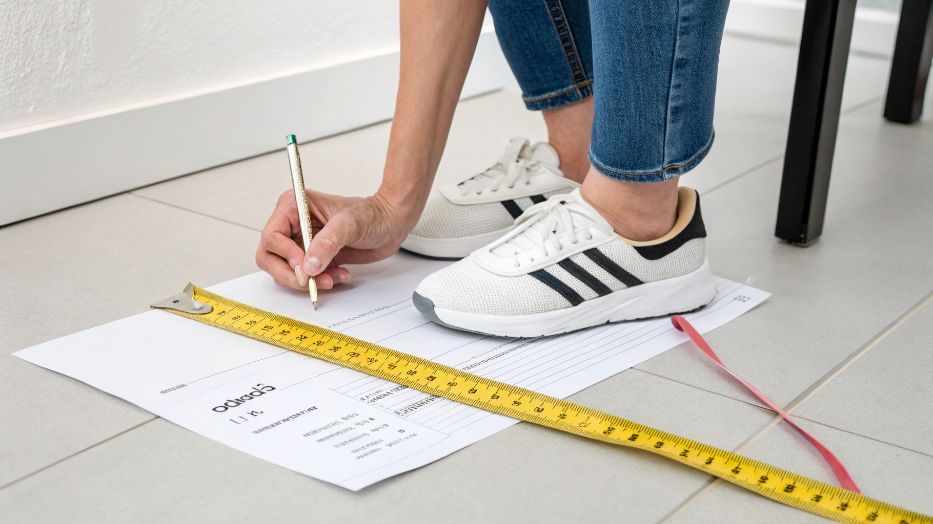 Hướng dẫn đo size giày nữ hãng Adidas