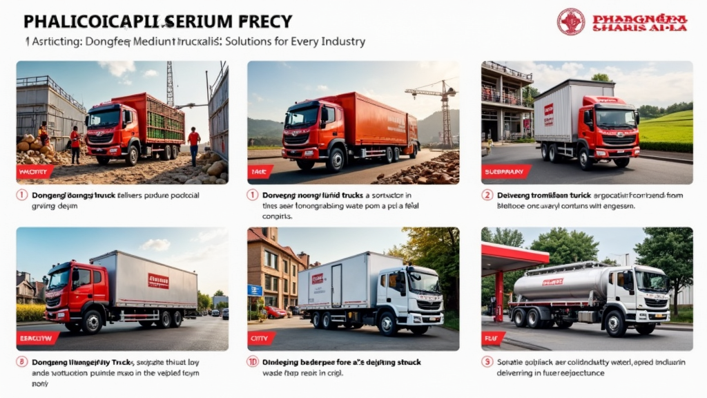 5. Ứng Dụng Thực Tế Của Xe Tải Dongfeng Trung: Giải Pháp Cho Mọi Ngành Nghề