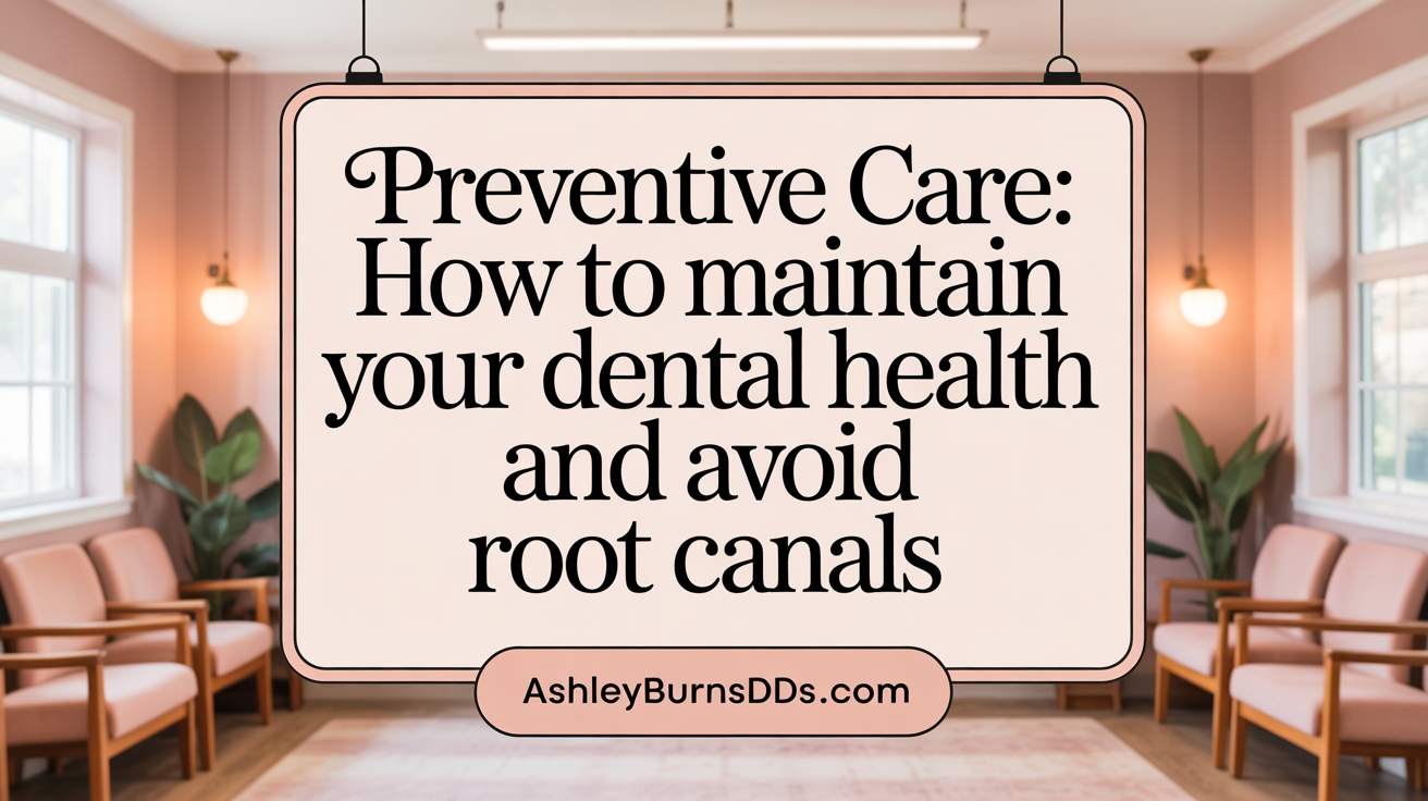 Preventive Care: How to Avoid the Need for a Root Canal