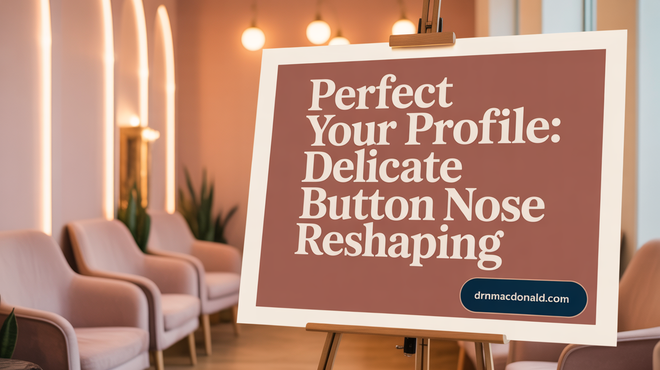 Perfect Your Profile: Delicate Button Nose Reshaping