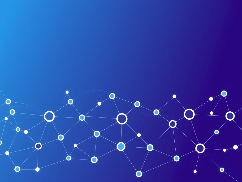 A futuristic visualization of automated AI processes and prompt chains