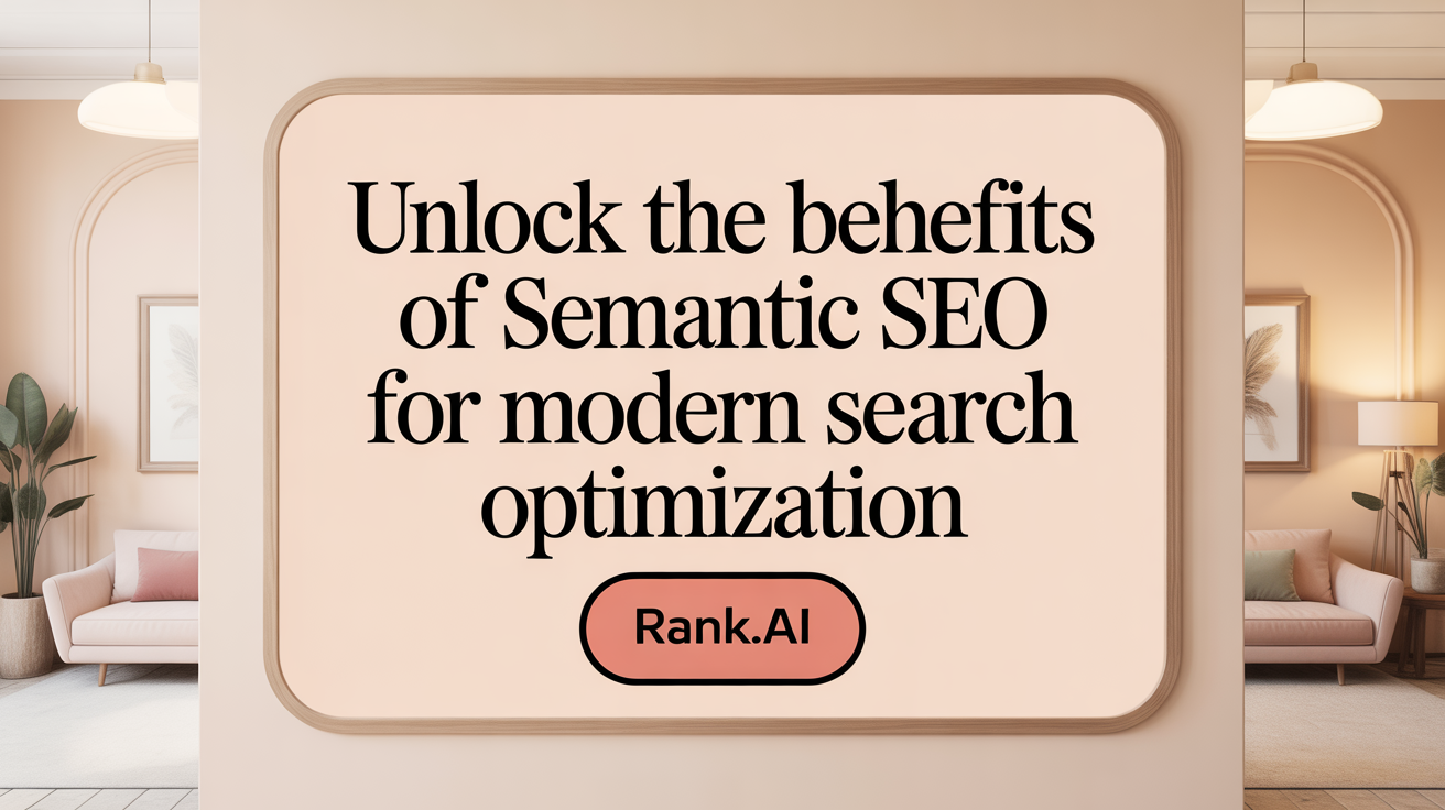 Unlock the Benefits of Semantic SEO for Modern Search Optimization