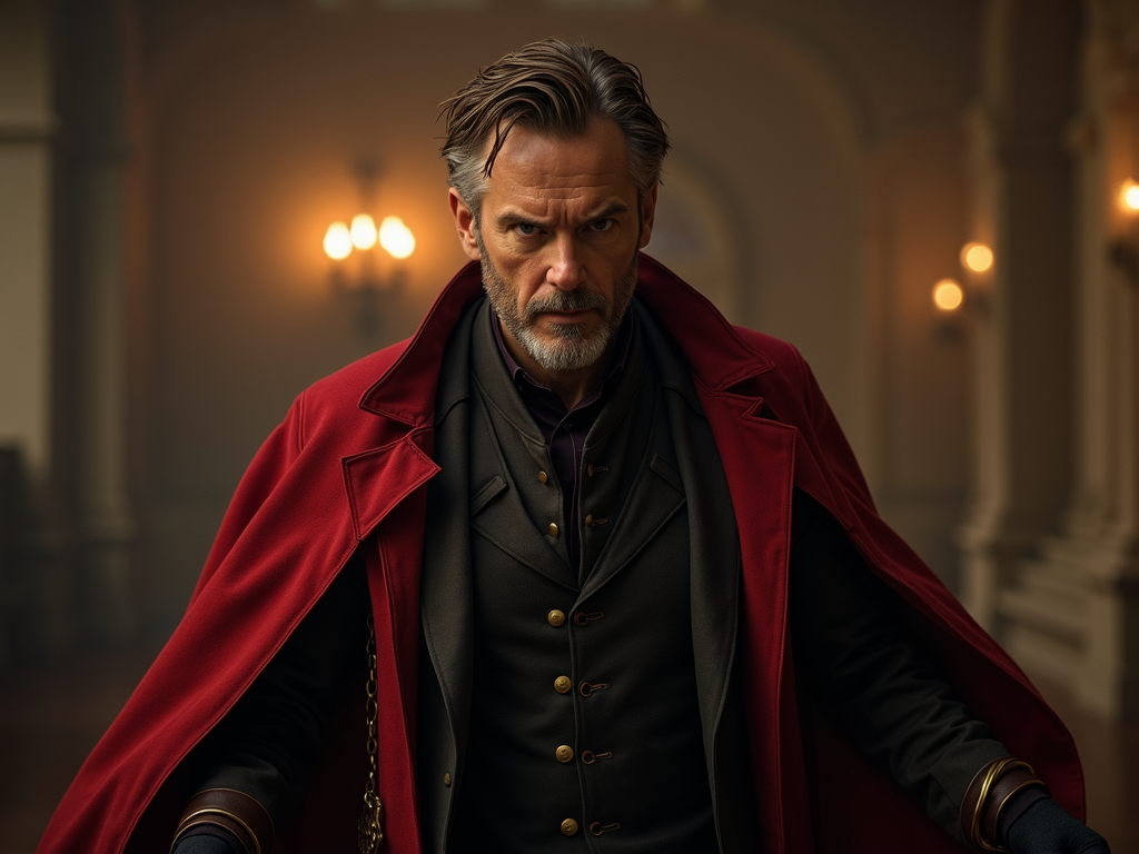 Kaecilius with glowing eyes