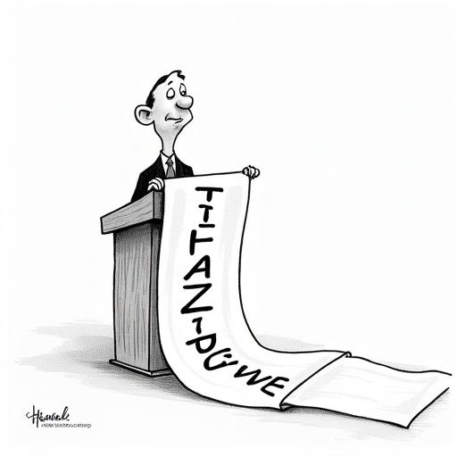 Finance Committee Reconciliation Text Released by Chairman Crapo single-panel cartoon