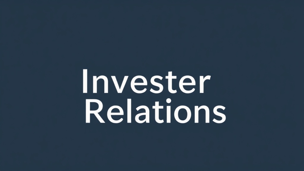 Investor Relations image
