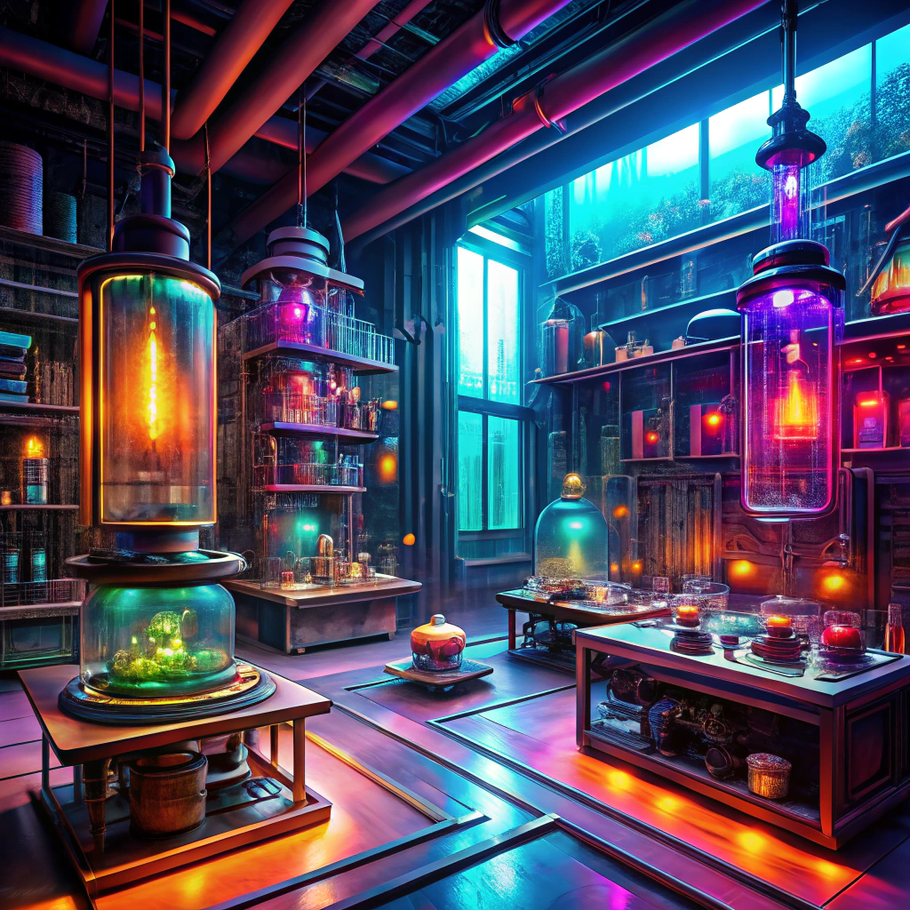 Cyberpunk Secret Laboratory Level: Explore the Mystery