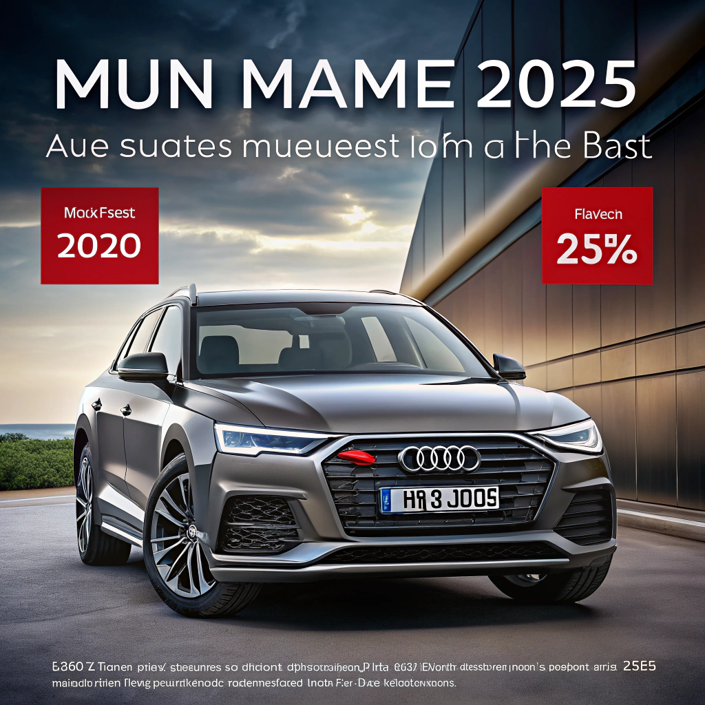 2025년 6월 아우디 모델별 최대 할인율 및 주요 특징