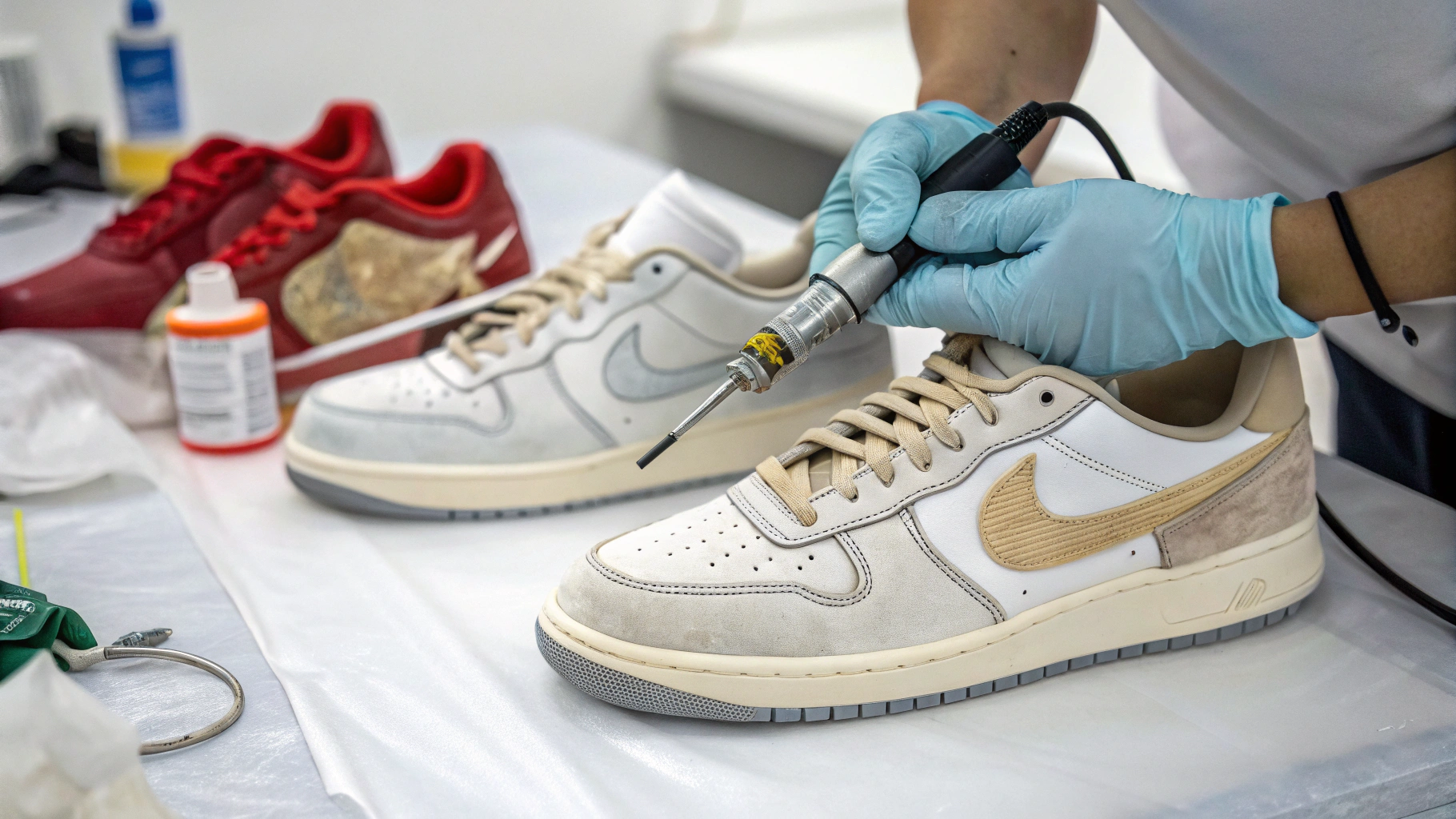 Khanh Sửa Giày Thể Thao - Phục hồi màu sắc cho giày sneaker