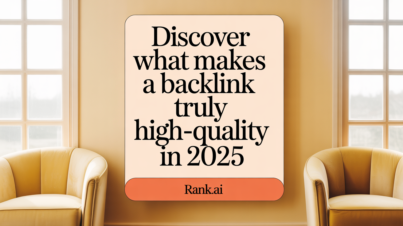 Discover What Makes a Backlink Truly High-Quality in 2025