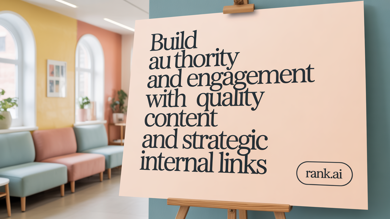 Build Authority and Engagement with Quality Content and Strategic Internal Links