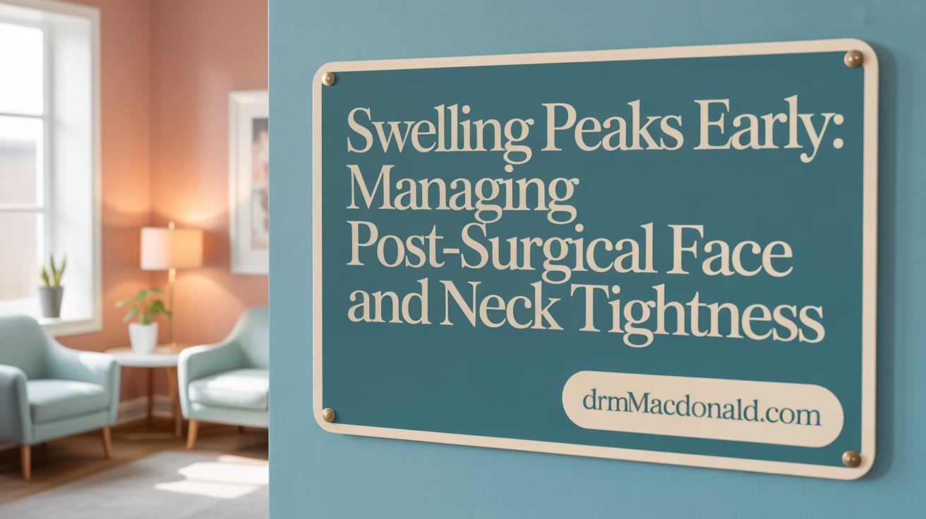 Swelling Peaks Early: Managing Post-Surgical Face and Neck Tightness