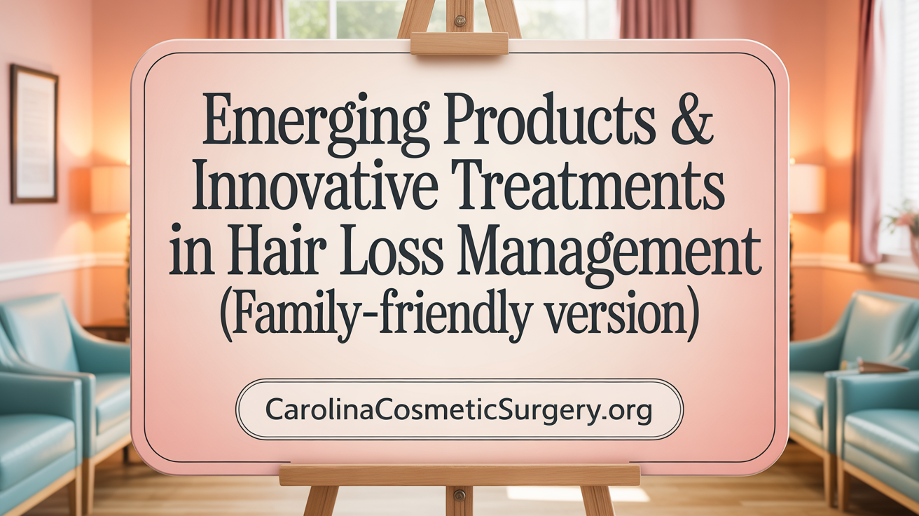 Emerging Products & Innovative Treatments in Hair Loss Management