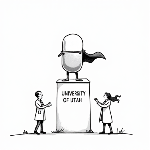 FDA Approves HIV Prevention Drug from University of Utah Research single-panel cartoon