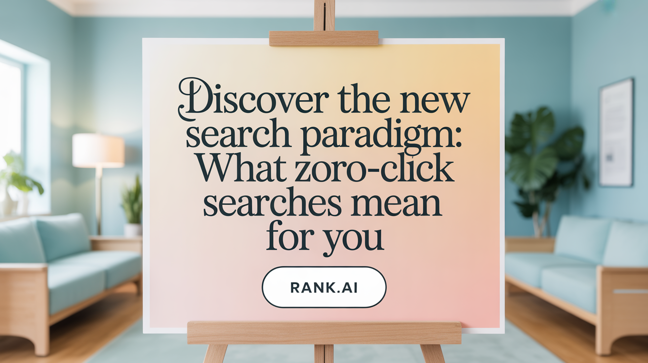 Discover the New Search Paradigm: What Zero-Click Searches Mean for You