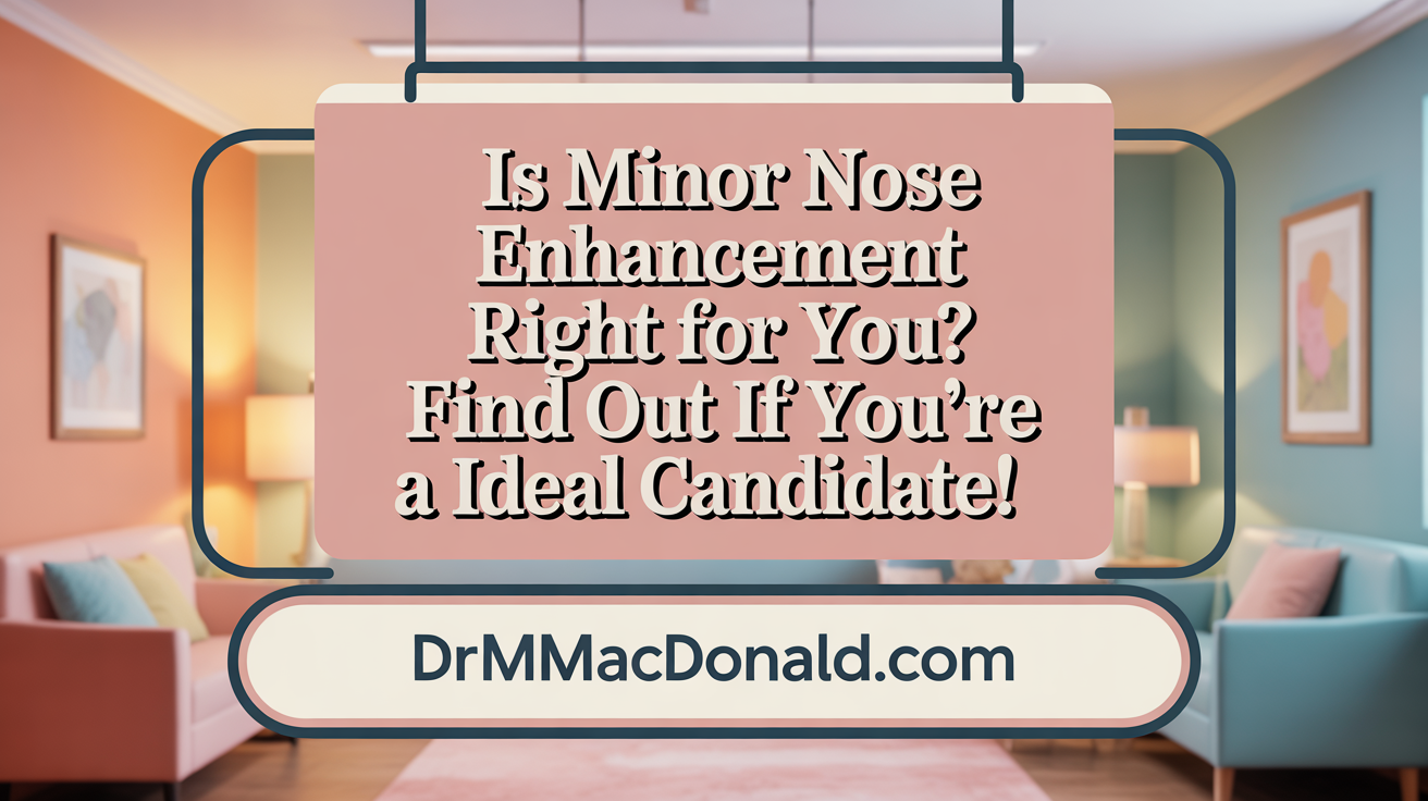 Is Minor Nose Enhancement Right for You? Find Out if You're an Ideal Candidate!