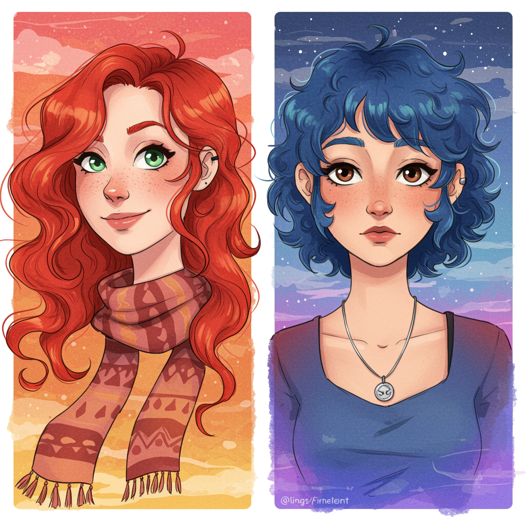 matching pfp for 2 friends girl and girl