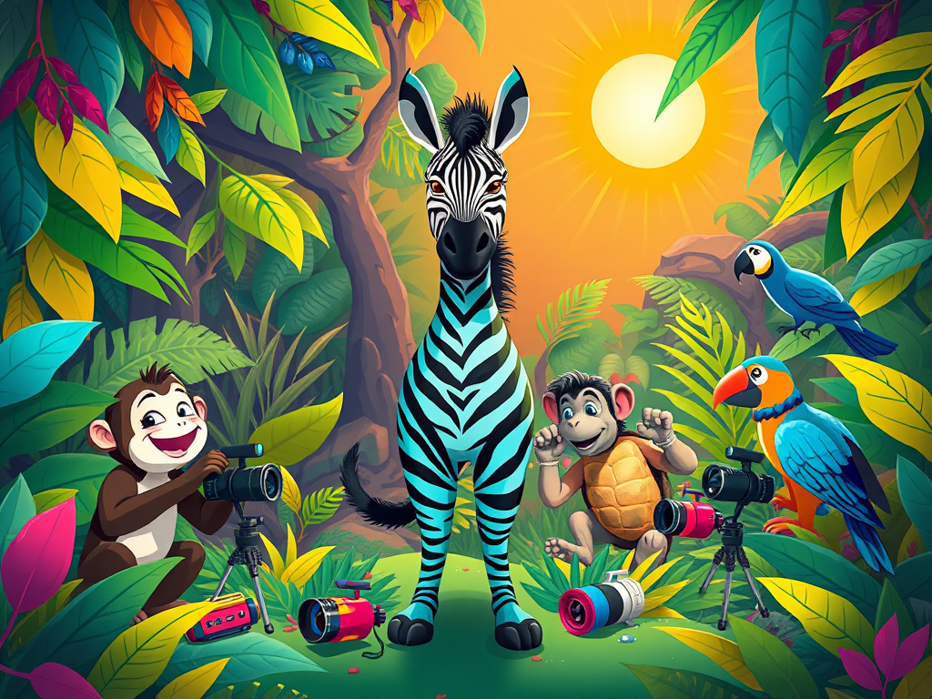 The Turquoise Zebra's Movie Adventure