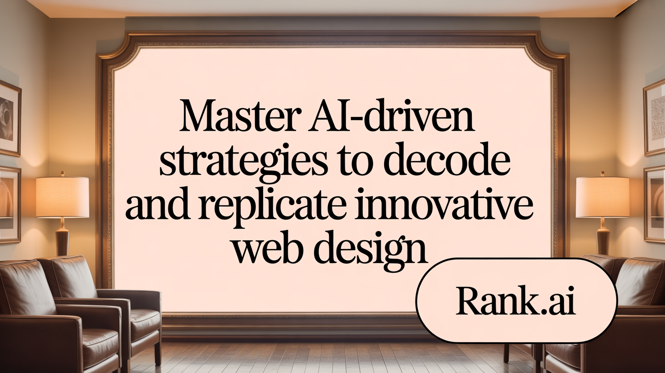 Master AI-Driven Strategies to Decode and Replicate Successful Web Design