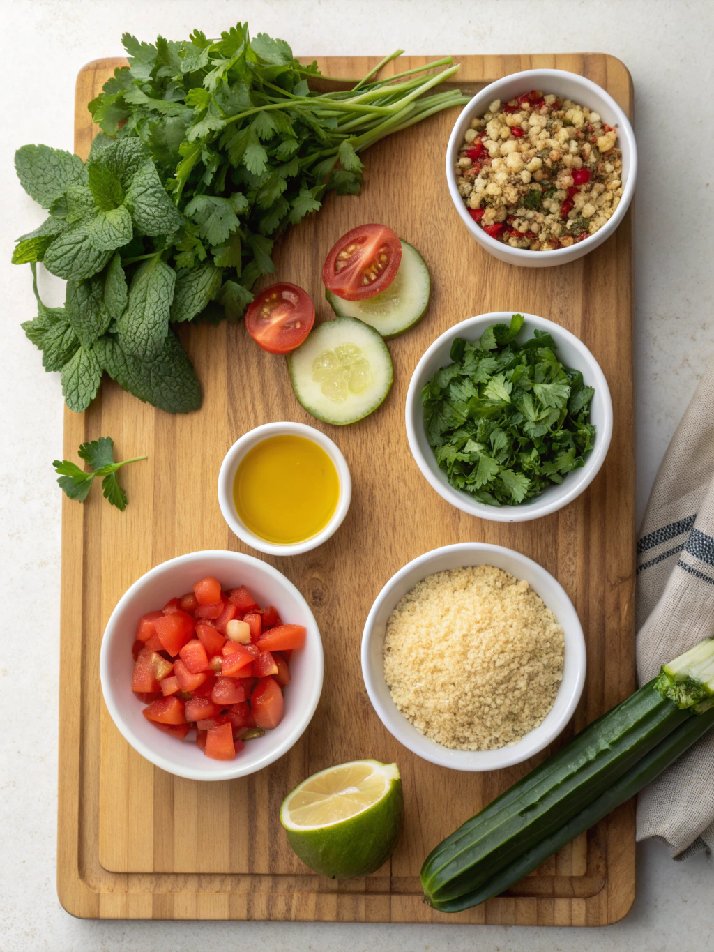 Ingredients for Hello Fresh Tabbouleh
