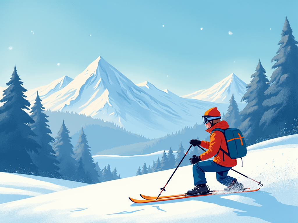 Winter monkey hot spring