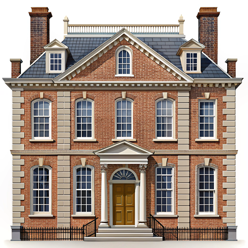 Georgian Home Elevation Design