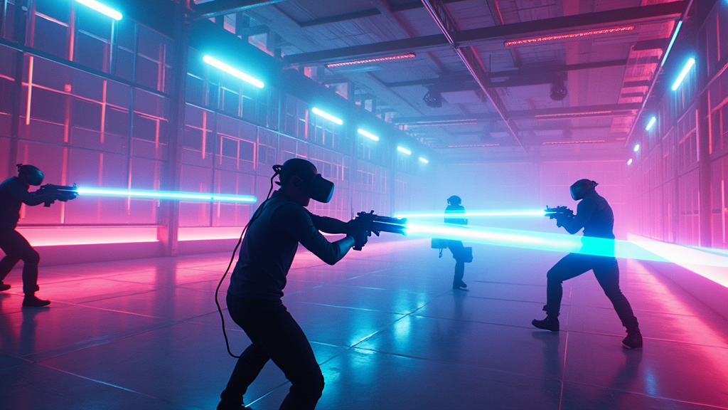 Escenario ciberpunk de Unpatterned Cut