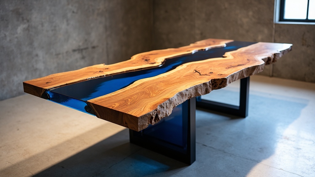 Стол с водопадом: создаем стильный интерьер с бесшовной столешницей и ножкой своими руками!