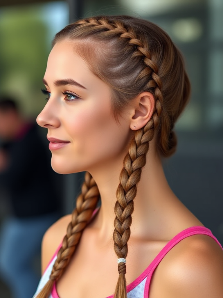 French Braid for Medium Hair