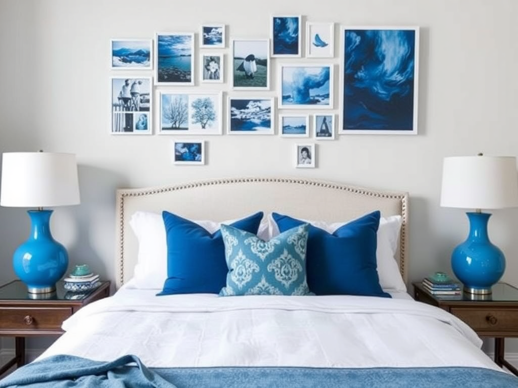 5. Personalizing with Blue Artwork and Accessories