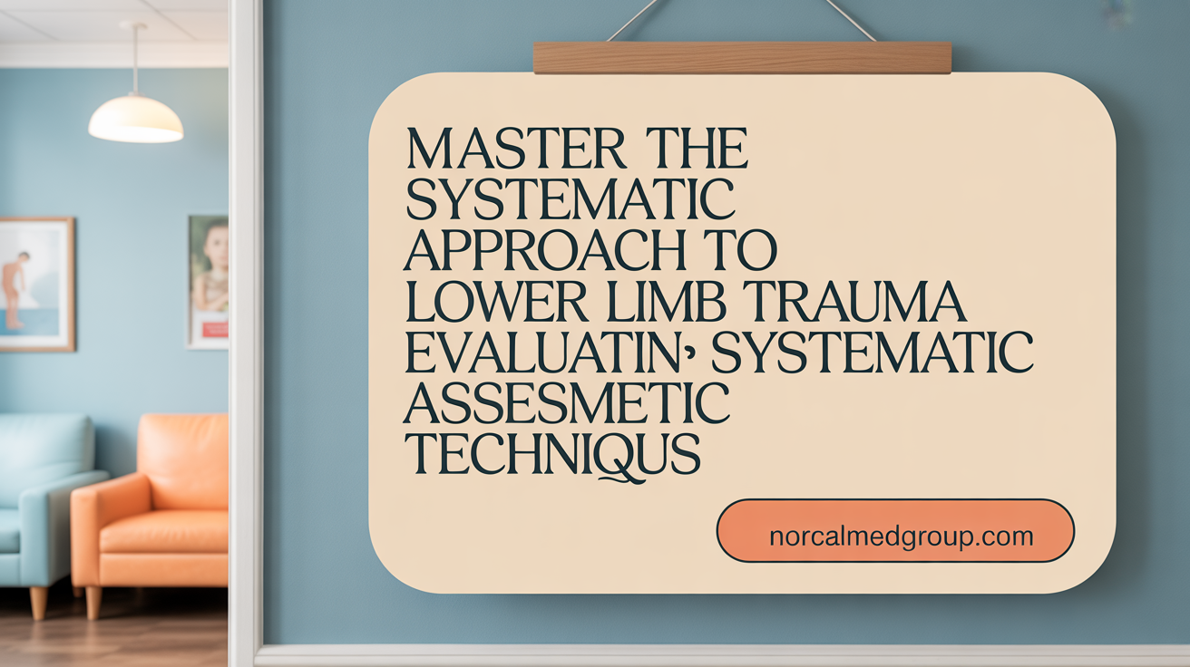 Master the Systematic Approach to Lower Limb Trauma Evaluation
